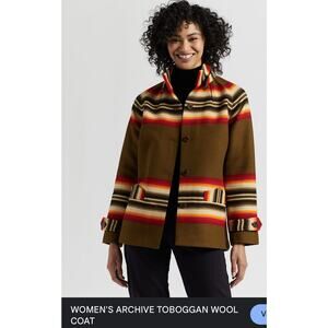 Rare Pendleton Womans Toboggan Wool Coat Size Small NWOT